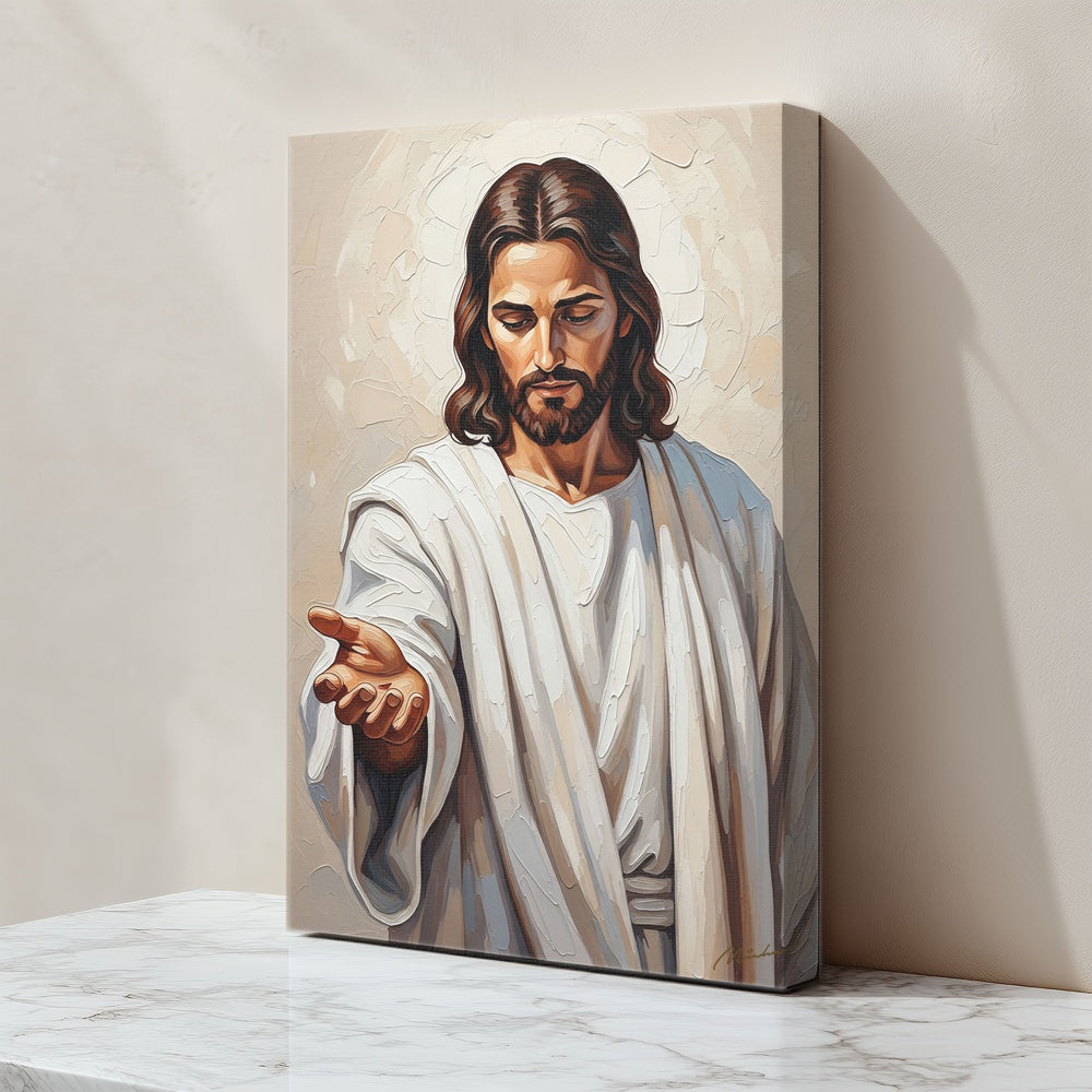 Come Unto Me III, Christian Canvas Wall Art, Christmas Gift Ideas, Christian Home Decor, Ciaocustom