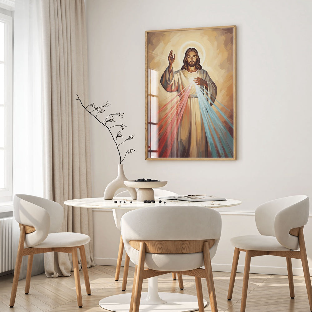 In His Light, Christian Canvas Wall Art, Christmas Gift Ideas, Christian Home Decor, Ciaocustom