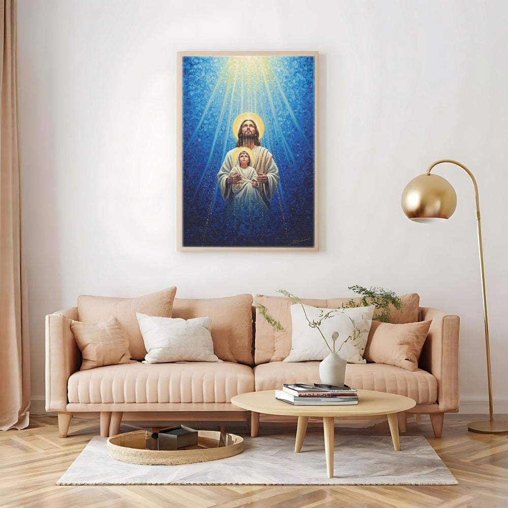 Let the Children Come, Christian Canvas Wall Art, Christmas Gift Ideas, Christian Home Decor, Ciaocustom