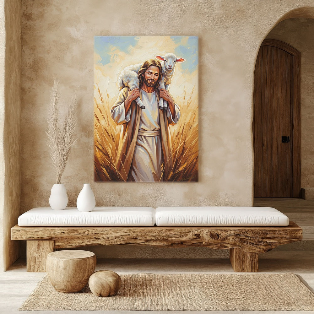 Shepherd of My Soul II, Christian Canvas Wall Art, Christmas Gift Ideas, Christian Home Decor, Ciaocustom1621243260e1af0c20-1