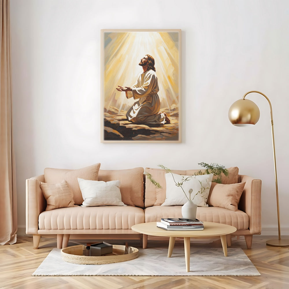 Thy Will Be Done, Christian Canvas Wall Art, Christmas Gift Ideas, Christian Home Decor, Ciaocustom