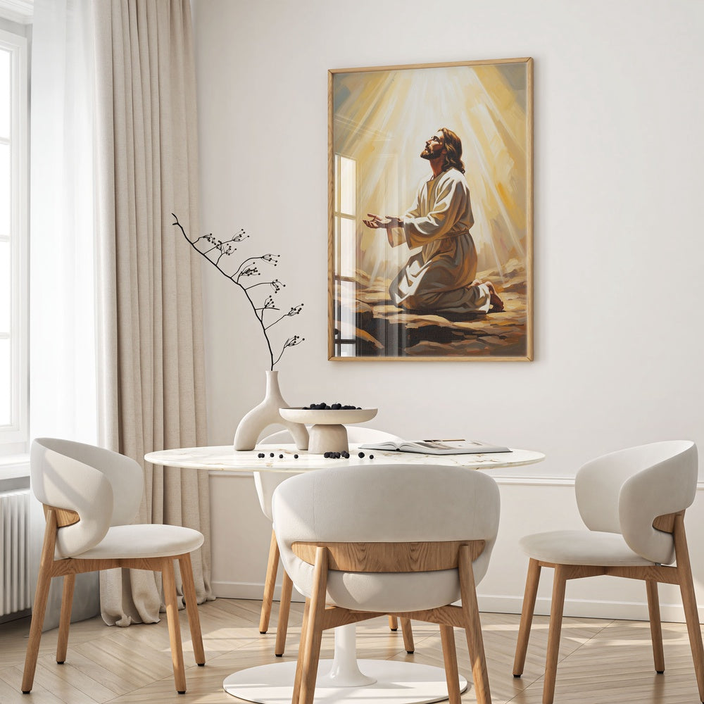 Thy Will Be Done, Christian Canvas Wall Art, Christmas Gift Ideas, Christian Home Decor, Ciaocustom